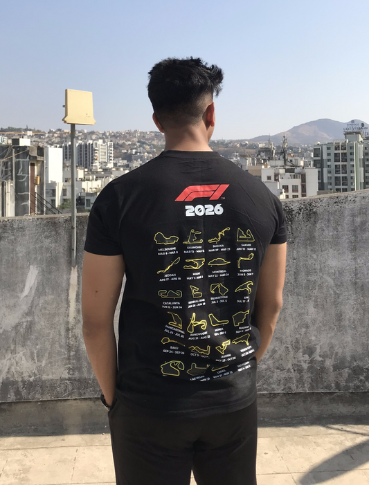 2026 Calendar F1 Unisex Tshirt