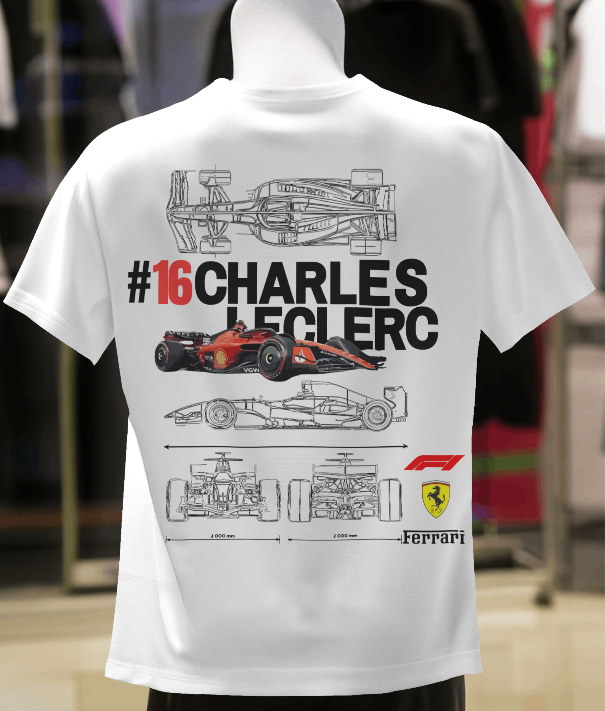 Charles Leclerc F1 Unisex Tshirt