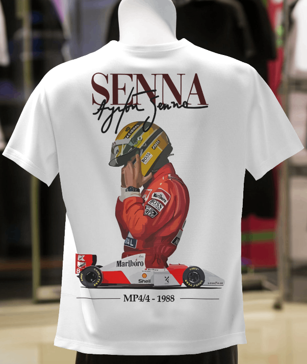 Aryton Senna F1 Unisex Tshirt