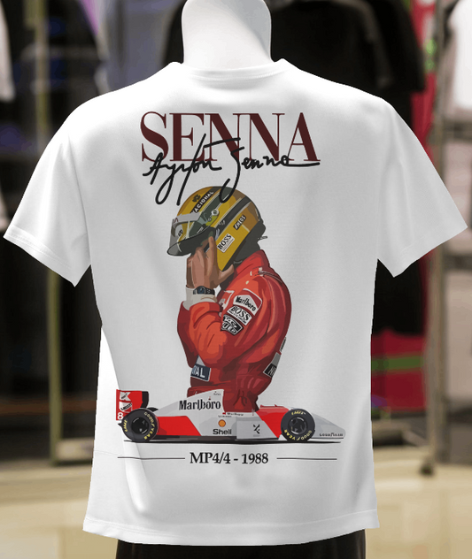 Aryton Senna F1 Unisex Tshirt