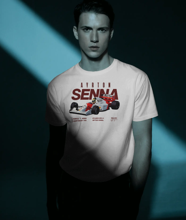 Aryton Senna F1 Unisex Tshirt