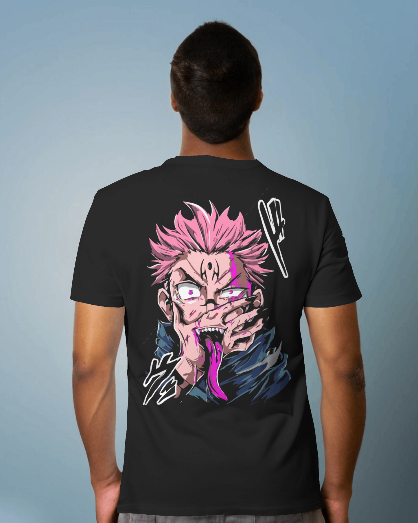 Jujutsu Kaisen: Ryomen Sukuna Unisex Black Tshirt