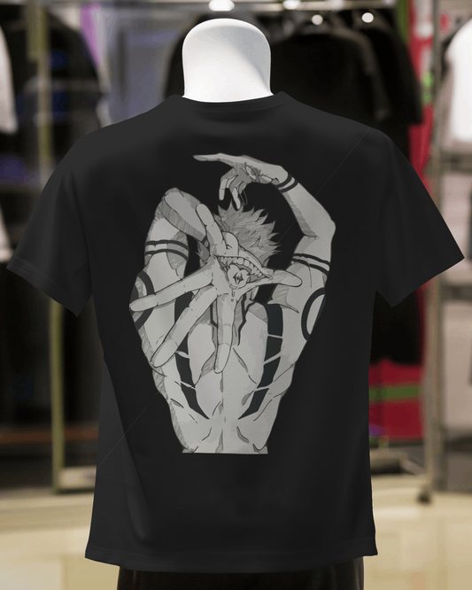 Jujutsu Kaisen: King Of Curses Sukuna Unisex Black Tshirt